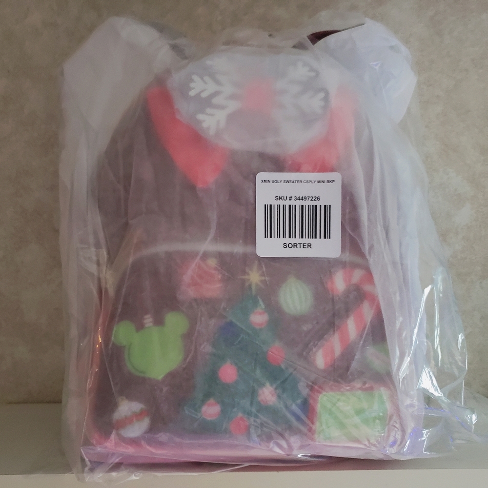 ❤💚🤎❄NWT Mickey Christmas Sweater Loungefly🤎❄💚❤ - Picture 3 of 3